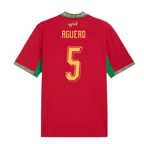 2026-2027 Morocco Home Shirt (Aguerd 5)-SoccerKits Hub | Buy Soccer Jerseys Online